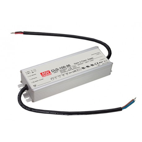 CLG-100-20 MEANWELL Driver LED AC-DC, uscita singola, in modalità mista (CV+CC) con PFC, Uscita 20VDC / 4.8A