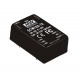 SCW12A-05 MEANWELL Convertisseur DC-DC pour montage sur circuit, Entrée 9-18VDC, Sortie 5V / 2.4 A, DIP à tr..