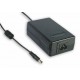 MES30C-0P1J MEANWELL AC/DC-Desktopadapter, Eingangsbuchse IEC320-C6, 3-polig, Ausgang 3.3 VDC / 5 mit Stimmg..