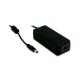 GSM60A12-P1J MEANWELL Adaptateur AC-DC de table avec prise entrée IEC320-C14 à 3 broches, Sortie 12VDC / 5.0..