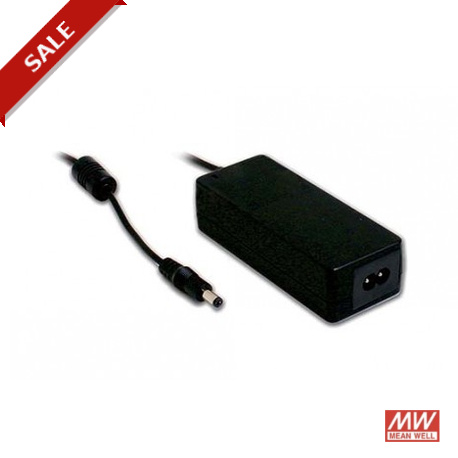 GSM60A12-P1J MEANWELL Fuente conmutada formato sobremesa, Entrada: 80-264VCA, Salida: 12VCC, 5A. 60W. Normat..