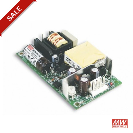 NFM-20-3.3 MEANWELL Alimentation AC-DC format ouvert, Sortie 3,3 VDC / 4,5 A