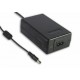 MES30B-3P1J MEANWELL Adaptateur AC-DC de table, prise entrée IEC320-C8 à 2 broches, Sortie 12VDC / 2.50 avec..