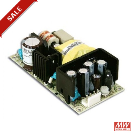RPS-60-3.3 MEANWELL Fuente de alimentacion formato abierto, Entrada: 90-264VCA, Salida: 3,3VCC, 10A. Potenci..