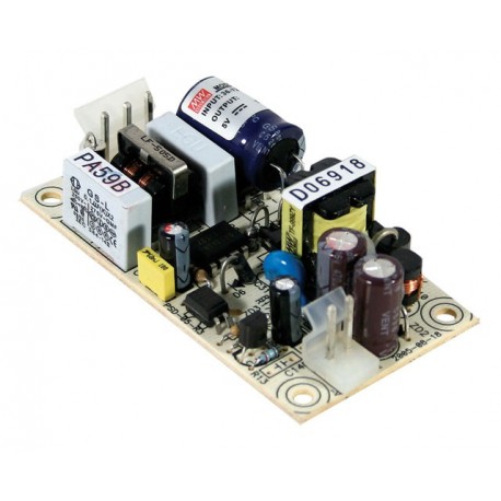PSD-05-12 MEANWELL Convertisseur DC-DC à sortie unique format ouvert, Entrée 36 72VDC, Sortie 12VDC / 0.45 A