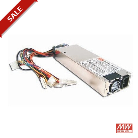 IPC-200 MEANWELL Fonte de alimentação industrial para PC, Entrada: 90-264VCA, Saída: 3,3 V/15A, +5V/25A, 12V..