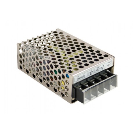 SD-15B-24 MEANWELL DC-DC Enclosed converter, Input 18-36VDC, Output +24VDC / 0.625A, Free air convection