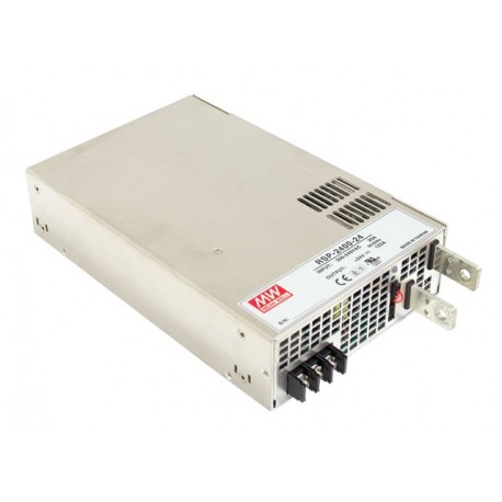 RSP-2400-12 MEANWELL Alimentation AC-DC fermée à sortie unique, Sortie: 12VDC / 166A, PFC, refroidissement à..
