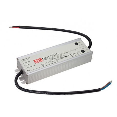 CLG-150-20B MEANWELL AC-DC Single output LED driver Mix mode (CV+CC) with PFC, Output 20VDC / 7.5A, IP67, ca..