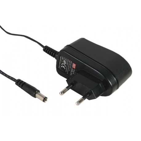 GS06E-6P1J MEANWELL Adaptador de pared,Entrada: 90-264VCA, Salida: 24VCC, 0,25A. 6W. Clavija de red europea.