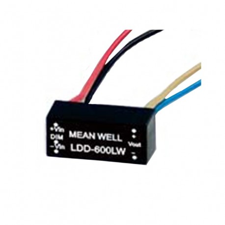 LDD-300LW MEANWELL Driver LED DC-DC Step down à Courant Constant (CC), Entrée 9-36VDC, Sortie 0,3 A / 2-32VD..
