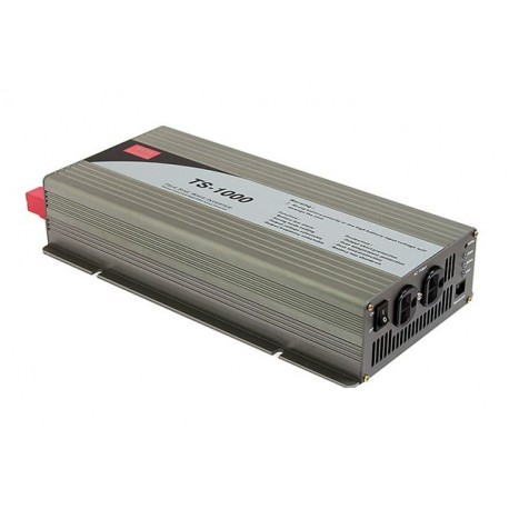 TS-1000-224B MEANWELL Onduleur DC-AC à onde sinusoïdale pure, batterie 24 VDC, Sortie 230VAC, 1000W, Sortie ..