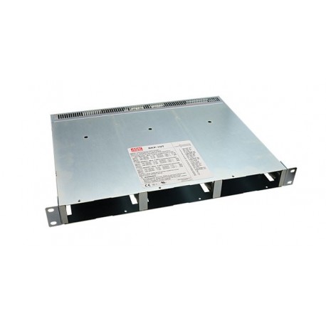 RKP-1UT MEANWELL AC-DC 19 inch rack for 3 units of RCP-2000 with Terminal block input connection, PMBus prot..