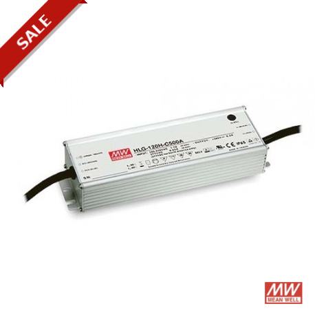 HLG-120H-24D MEANWELL Driver LED AC-DC, uscita singola, in modalità mista (CV+CC) con PFC integrato, Uscita ..