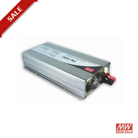 TS-1500-112A MEANWELL True Sine Wave DC-AC Power Inverter, battery 12VDC/150A, Output 110VAC, 1500W, USA AC ..