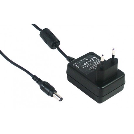 GS12E09-P1I MEANWELL Adaptateur AC-DC mural, Sortie 9VDC / 1.33 A, prise EURO