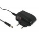 GS06E-3P1J MEANWELL Adattatore AC-DC a parete, Uscita 12 VDC / 0,5 A, presa di EURO