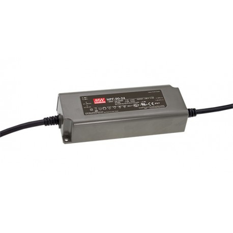 NPF-90-36 MEANWELL LED-Driver AC/DC Einzelausgang mit aktiver PFC, 36VDC / 2,5 A