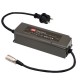 OWA-90E-48 MEANWELL AC/DC-Adapter, feuchtigkeitsfest mit PFC, Eingang 2-polig EU-Stecker, Ausgang 48VDC / 1...