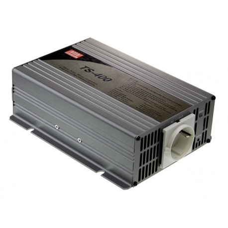 TS-400-224B MEANWELL True Sine Wave DC-AC Power Inverter, battery 24VDC, Output 230VAC, 400W, EU AC Output r..