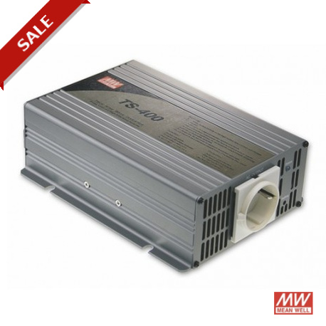 TS-400-112A MEANWELL Onduleur DC-AC à onde sinusoïdale pure, batterie 12 VDC/40A, Sortie 110VAC, 400W, Sorti..
