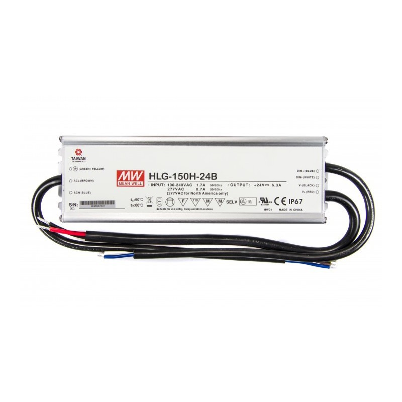 POWERNEX MEAN WELL NEW HLG-600H-42A 42V 14.3A 600W LED Driver Power Supply 