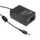 GS25B05-P1J MEANWELL AC-DC адаптер таблицы с розетки вход IEC320-C8 2-контактный, 5V / 4A с разъемом камерто..