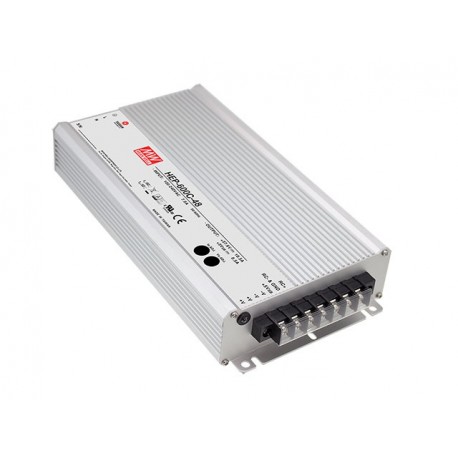 HEP-600C-48 MEANWELL Cargador de baterías de Gel, AGM y húmedas, Entrada: 90-305VCA, Salida: 57,6VCC, 10,5A...