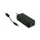 GSM60B09-P1J MEANWELL Adattatore AC-DC tavola, Uscita 9VDC / 6A, presa IEC320-C8 2 poli, EN60601 2xMOPP