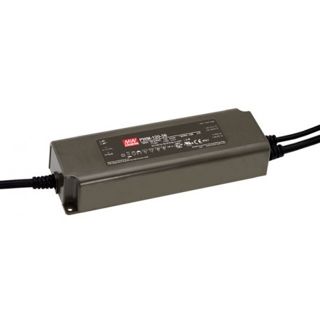 PWM-120-12 MEANWELL AC-DC Single output LED driver Constant Voltage (CV), PWM output for LED strips, Output ..