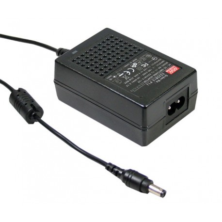 GS25B09-P1J MEANWELL AC-DC адаптер таблицы с розетки вход IEC320-C8 2-контактный разъем, Выход 9В / 2.77 A с..