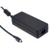 GST120A15-R7B MEANWELL AC-DC Industrial desktop adaptor with PFC, Output 15VDC / 7A, 3 pole AC inlet IEC320-..