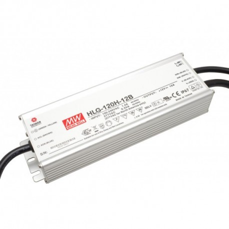 HLG-120H-C350B MEANWELL AC-DC Single output LED driver Constant current (CC) with built-in PFC, Output 0.35A..