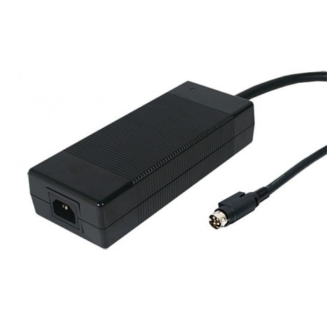 GC220A24-R7B MEANWELL AC-DC Desktop charger, Output 27.2VDC / 8A, Output connector 4 pin power din plug