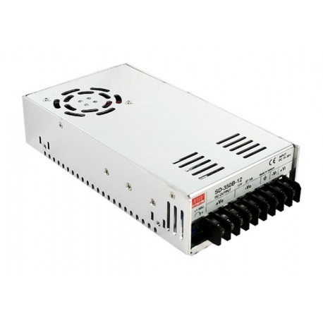 SD-350B-24 MEANWELL Convertisseur DC-DC format fermé, Entrée 19-36VDC, Sortie +24 VDC / 14,6 A, refroidissem..