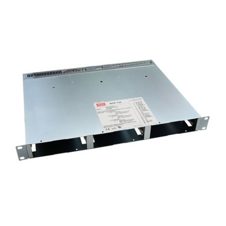 RCP-1UI MEANWELL AC-DC 19 inch rack for 3 units of RCP-1000 with IEC320-C14 input socket, Hot swap