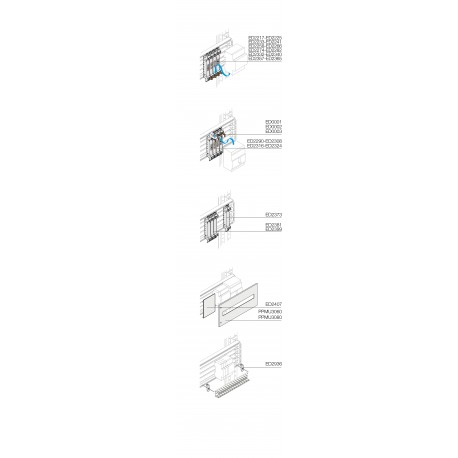 ED2217 ABB BASE MODULI L1 L2 TOP BOTTOM