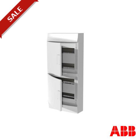 1SPE007717F0710 ABB Consumer unit, IP 41, 4x12 -modules with plain door