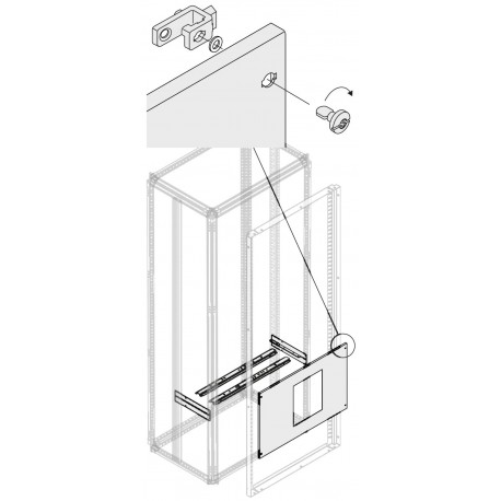 PVFE6230 ABB Kit E6.2,3P,extr.+enc.mec.ver.H700,A1000