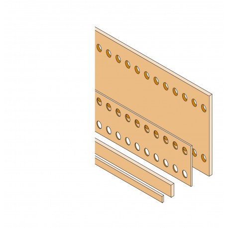 PBFC3010 ABB FLAT COPPER BUSBAR 30x10 L 1750MM