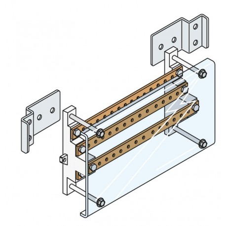 AD1053 ABB HORIZ. BAR KIT 250A L 800MM