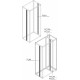 PUKI2000 ABB INTERMEDIATE UPRIGHT INT.KIT H 2000MM