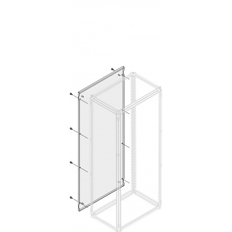 PPEB1880 ABB IP30/40 EXTERNAL PANEL H 1800MM W 800MM