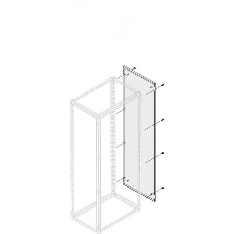 PPEB1850 ABB IP30/40 EXTERNAL PANEL H 1800MM D 500MM