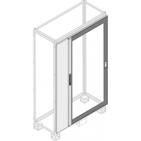 PDLB8120 ABB Puerta ciega solapada IP40/41,H1800,A250