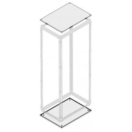 PTBB7070 ABB IP65 BLIND TOP/BOTTOM W 700MM D 700MM