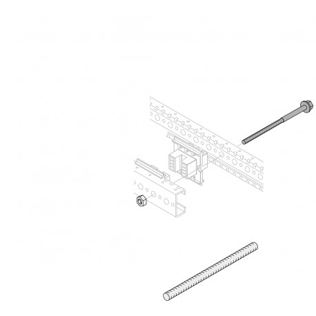1STQ007433A0000 PTRN1951 ABB 10 NYLON TIE RODS L 195MM 4000A