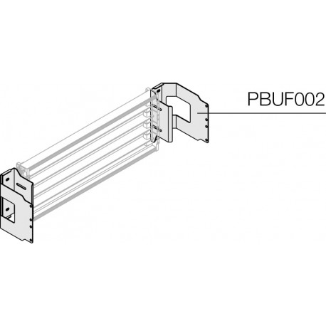 PBUF0002 ABB Soporte fijac.Unifix H a estructura, 2ud