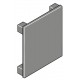 EV1135 ABB N.10 copre gli strumenti TAGLIATO 72x72mm