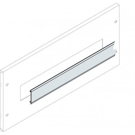 AD1086 ABB N.10 COV.DIN CUT-OUT L 2000MM RAL7035